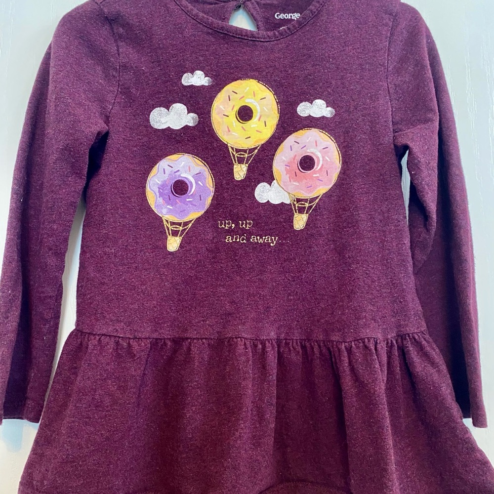 3 for $ 15 George long sleeve plum shirt